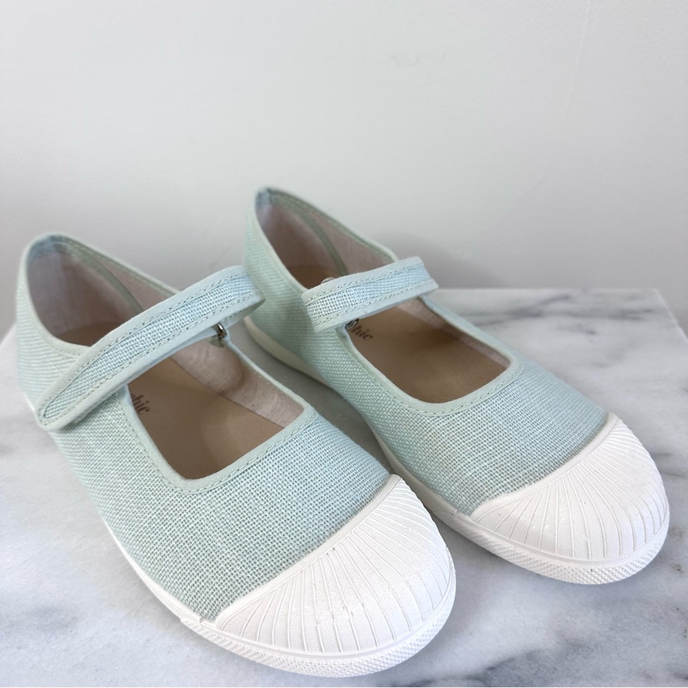 Childrenchic Mary Jane Seafoam Green Sneakers, Girls Size 3, Brand New